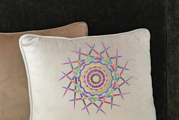 A Colorful Mandala Embroidery Design for Meaningful Personalized Gifts