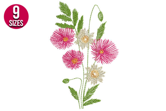 A Designer’s Take on Flower Bunch Embroidery