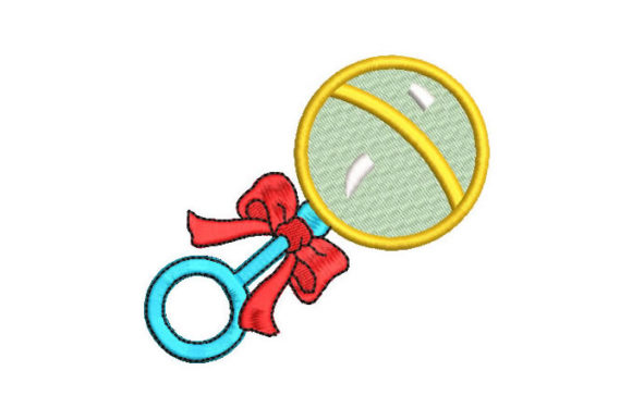 A Professional Embroidery Designer's Review of Baby Rattle