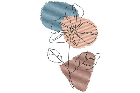 Abstract Flower Embroidery: A Designer's Review for Boutique Sweatshirts