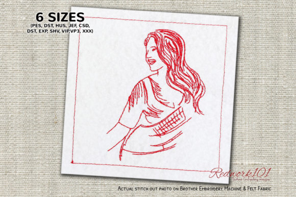 Beautiful Dancing Woman Embroidery: A Designer's Review