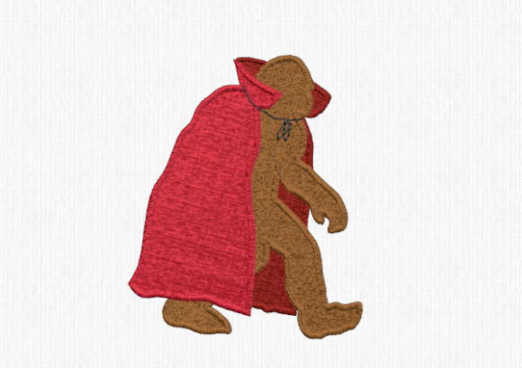 Bigfoot with Vampire Cloak: A Unique Embroidery Design Review