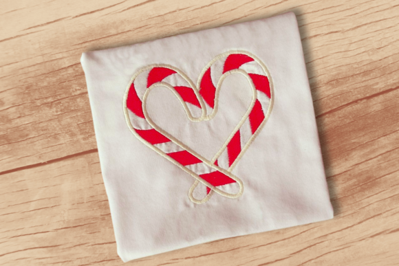 Candy Cane Heart Applique: A Festive Designer Review