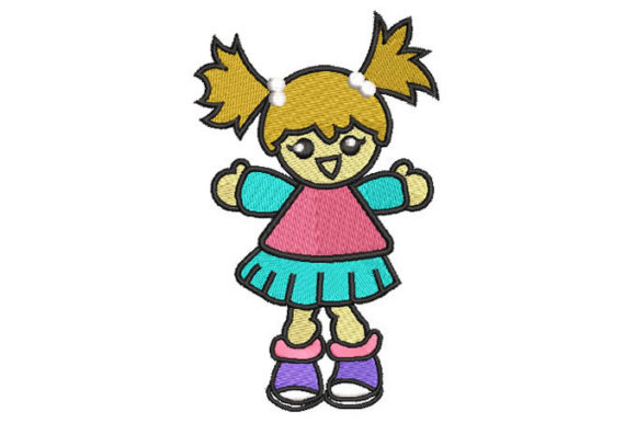 Girl Doll Embroidery: A Designer's Boutique Sweatshirt Review