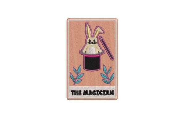 Practical Review of The Magician Kawaii Tarot Card Embroidery Design