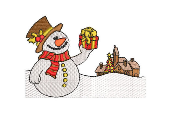 Snowman with Gift: A Designer’s Review for Holiday Collections
