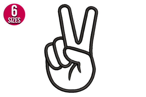 The Peace Symbol Embroidery Design: A Quietly Effective Stitch